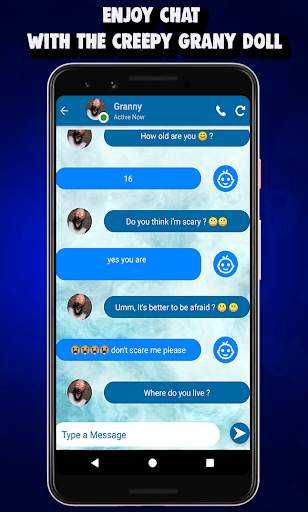 Chat And Call Simulator For Creepy Granny’s - 2019 screenshot 2