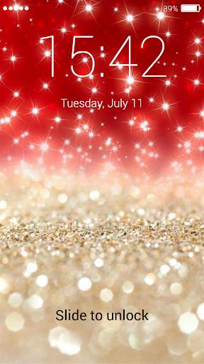 Glitter Lock Screen 6 تصوير الشاشة