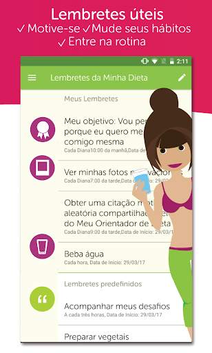 Meu Orientador de Dieta - Motivação para emagrecer screenshot 6