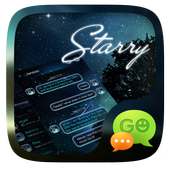 (FREE) GO SMS PRO STARRY THEME on 9Apps