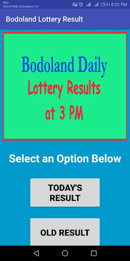 Bodoland Lottery Result screenshot 1