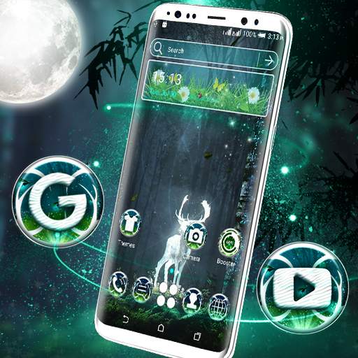 Magical Forest Deer Launcher Theme 1.4