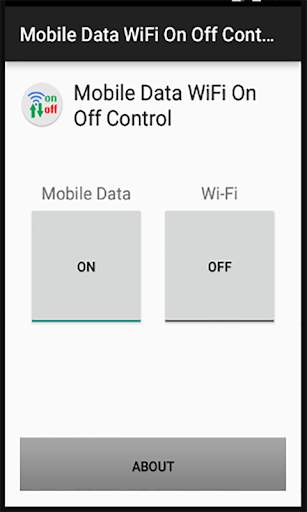 Mobile Data WiFi OnOff Control screenshot 1
