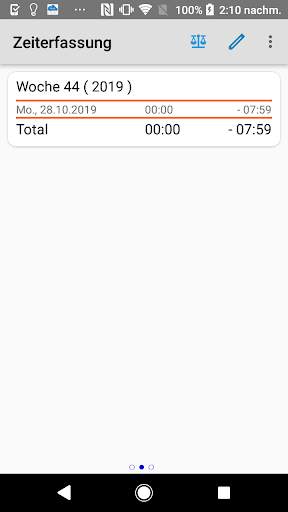 Zeiterfassung screenshot 3