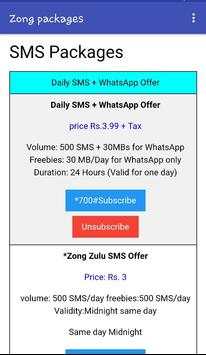 Zong packages screenshot 4