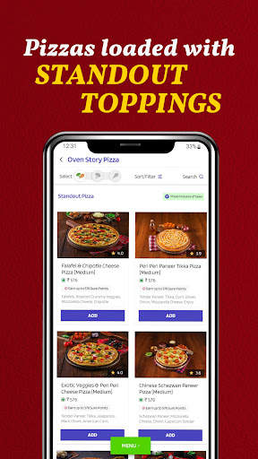 Oven Story Pizza- Delivery App screenshot 1