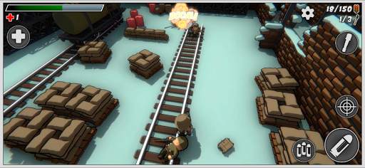 Mini Soldiers: Battle royale 3D स्क्रीनशॉट 1