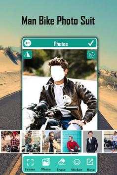 Man Bike Rider Photo Suit screenshot 2