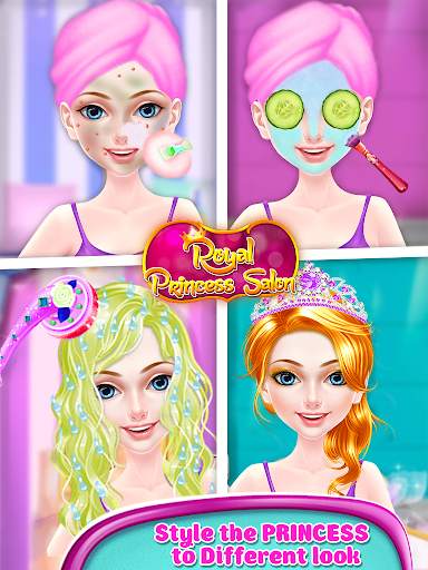 Royal Princess Makeup Salon Dress-up Games screenshot 3
