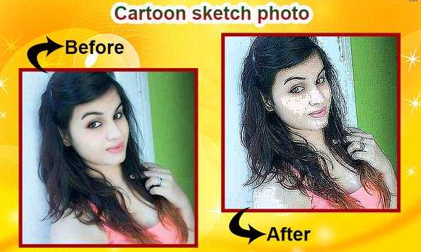 Cartoon Sketch Photo 3 تصوير الشاشة