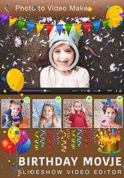 Happy Birthday Video Editor screenshot 1