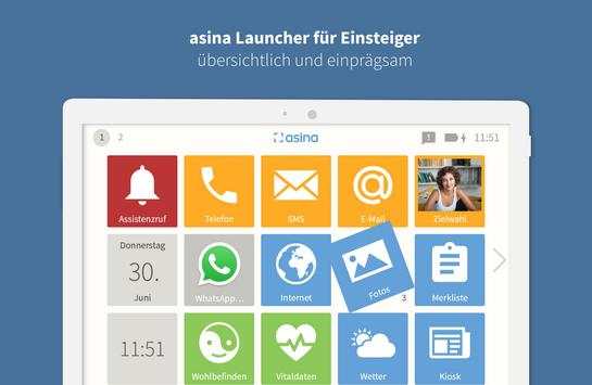 asina Launcher für Senioren screenshot 10