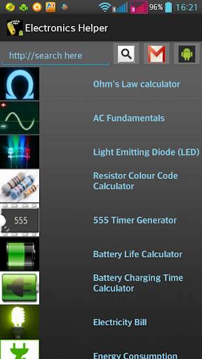 Electronics Helper screenshot 1