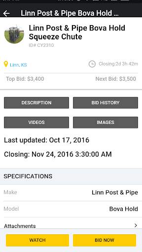 BigIron Auctions screenshot 2