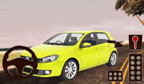 Driving Cars Simulator Volkswagen screenshot 1