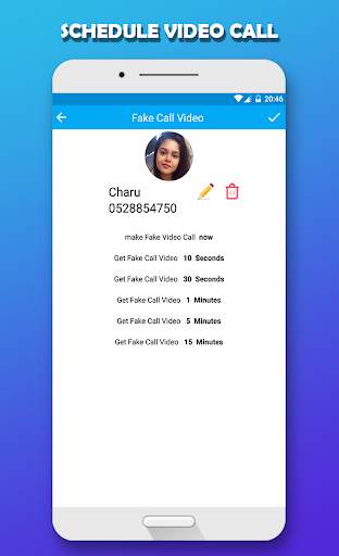 Hot Indian Girlfriend Fake Chat Video Call screenshot 3