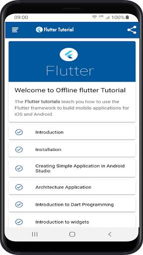 Flutter Tutorial - Offline with flutter examples screenshot 1