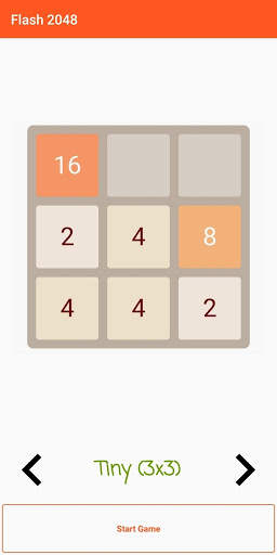 Flash 2048 Classic Puzzle: 2048 Lite - 2048 Game screenshot 2