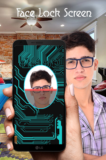 Face Screen Lock Prank 2017 screenshot 2