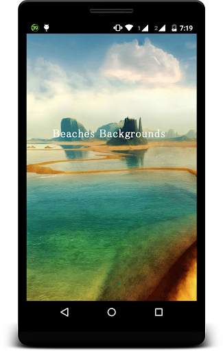Beaches Backgrounds HD 1 تصوير الشاشة