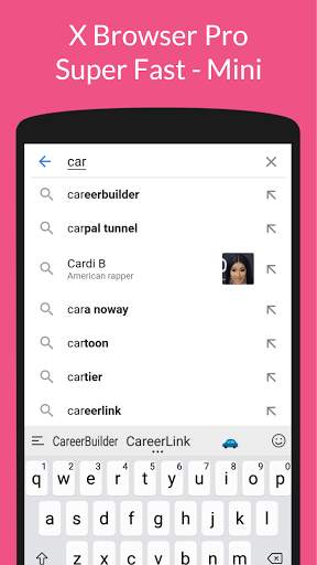 X Browser: mini & pro super fast - uc Browser mini screenshot 2