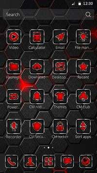 Black Tech CM Launcher Theme screenshot 3