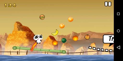 Flying Panda - Android Platformer Game screenshot 2