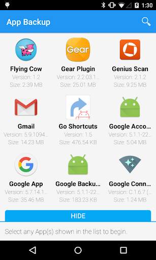App Backup screenshot 1