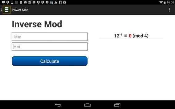 Power Mod Calculator screenshot 4