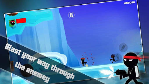 Stickman Ninja Warrior PRO screenshot 1