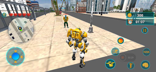 Flying Robot Transform Game screenshot 3