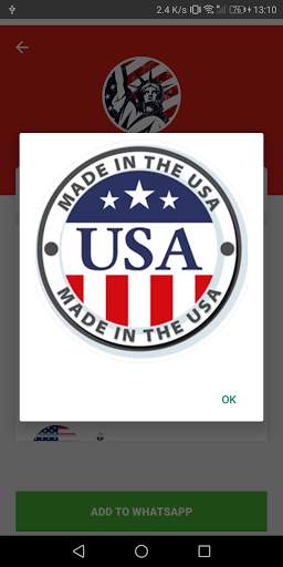 🇺🇸USA Stickers for WhatsApp (WAStickerApps) 🇺🇸 screenshot 2