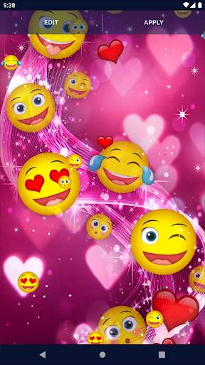 Cute Emoji Live Wallpaper screenshot 7