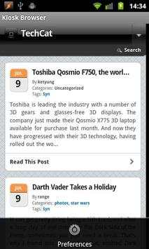 Kiosk Browser screenshot 1