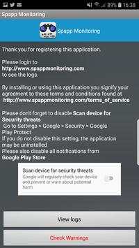Spapp monitoring screenshot 1