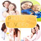 photo video maker with music logo