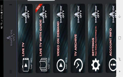 Darkside-IPTV Player screenshot 1