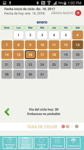 CycleBeads: Regla y ovulación screenshot 5