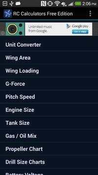 RC Calculators Free Edition screenshot 1