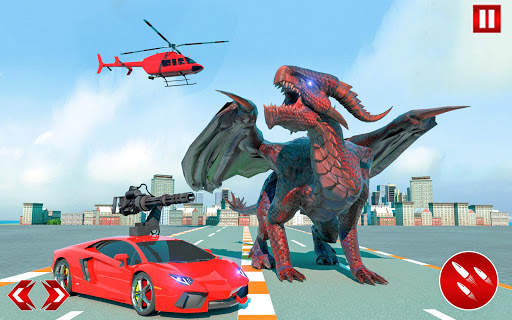 Dragon Car Robot Transform Simulator स्क्रीनशॉट 1