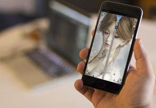 Cute Doll Screen Lock скриншот 2