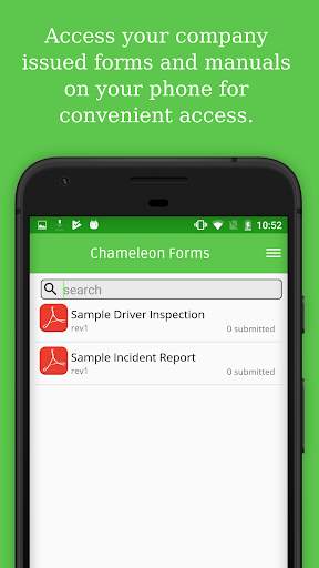 Chameleon Forms App screenshot 1