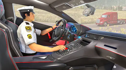 Crazy Car Driving: Taxi Games screenshot 1