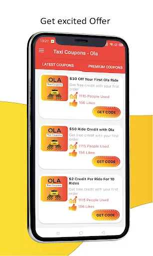 OLA Taxi and Auto Coupons screenshot 2