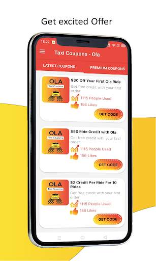 OLA Taxi and Auto Coupons screenshot 2
