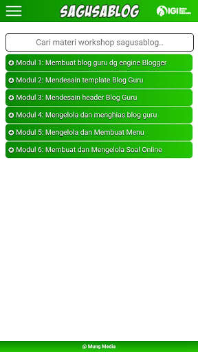 Tutorial Blogger Dasar - SAGUSABLOG IGI screenshot 3
