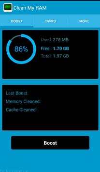 Clean My RAM screenshot 1