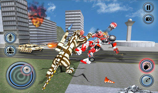 Ultimate Robot Lion Vs Tiger Robot Transform screenshot 5