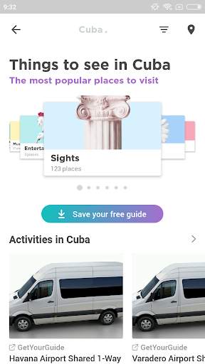 Cuba Travel Guide in English w screenshot 2