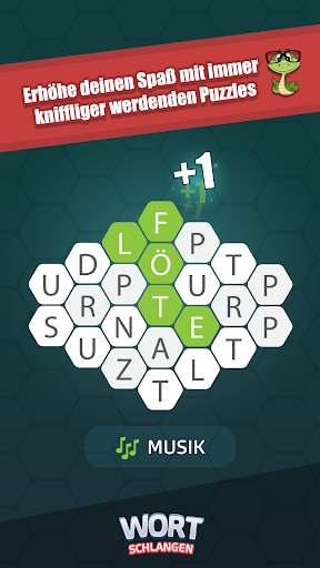 Wort Schlangen - Puzzlespiel screenshot 2